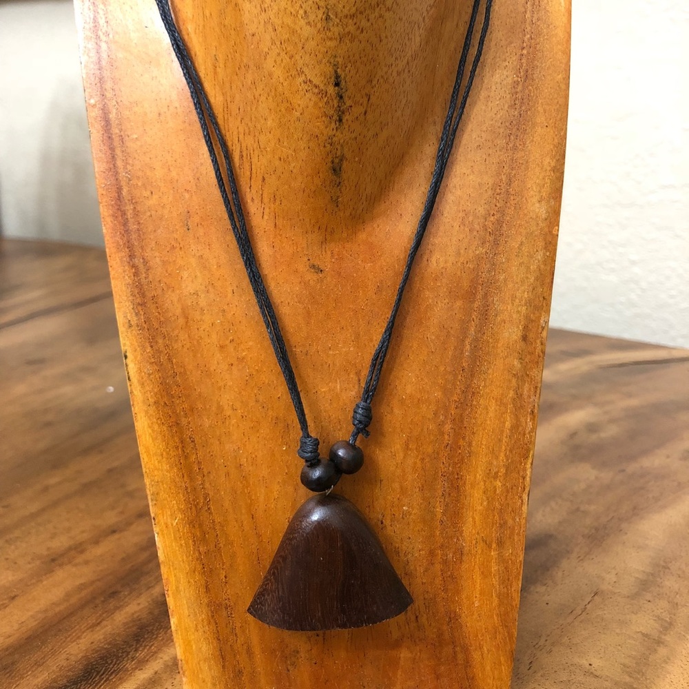 Ebony Wood Hand Carved Bell